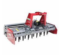 Grada rotativa RM200 - ancho de trabajo 200 cm - 18 cuchillas. Serie pesada - Rodillo de jaula