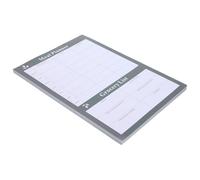 GRADENEVE Cuaderno de Menú Doméstico para Comidas Semanal, Planificador de Comidas y Lista Desprendible en Papel Negro y Entusiastas del Fitness