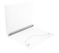 GRADENEVE Cubierta Antideslizante de Pp de Carpeta Resistente y Fácil de Limpiar para Cuaderno A4 30 Agujeros Adecuado para Cuaderno Recargable en Oficina o Bocetos
