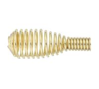 GRADENEVE Mango para Reemplazo de Resorte para Estufa de Acero Inoxidable Diseño Ergonómico y Acabado Dorado en Chimeneas y Parrillas de Exterior