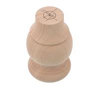 GRADENEVE Pata de Madera Maciza para Muebles 8x12 Cm Redonda y Cilíndrica Pata de Repuesto para Sofá y Gabinete Diseño Resistente y Estable para Hogar y Salón