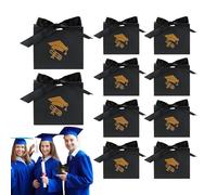 Graduation Favor Candy Bags, Paper Pouches Snacks Sets, 18.5x13.5x1cm, and Postcards, Decoration Organizer for High School Celebration Boys and Girls Provides Distribute