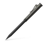 Graf von Faber-Castell 118531 Lápiz Perfecto, “Black Edition” | Lápiz Premium con recubrimiento de titanio, grado de dureza B, y sacapuntas y goma de borrar integrados
