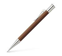 Graf Von Faber Castell 136535 Portaminas Guilloche, Color Coñac, 1 Unidad | Cuerpo de resina noble guilloché con piezas metálicas rodiadas y grado de dureza B