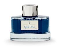 Graf von Faber-Castell 141018 Cristal Gulf de tinta azul | Tinta para pluma estilográfica indeleble, con colores intensos, presentada en un elegante tintero