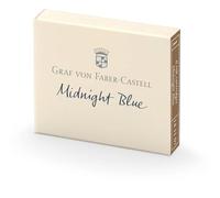 Graf von Faber-Castell 141107-6 Cartuchos de Tinta - Azul Medianoche