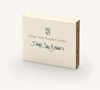 Graf von Faber-Castell 141108 Deep Sea - Cartuchos de tinta, 6 unidades, color verde