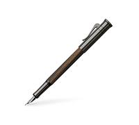 Graf von Faber-Castell 145740 Estilográfica Línea Clásica Macassar, “Black Edition” M