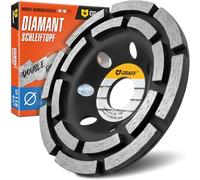 GRAFF Disco Desbaste Diamante 115 mm - Muela Disco de Diamante para Hormigón Piedra Azulejos Granito Mampostería - Muela Amoladora para Amoladoras Angulares