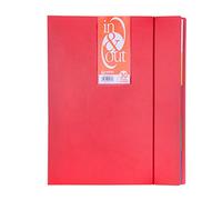Grafoplás 39403051-Carpeta fundas extraibles, tamaño A4, color rojo, 30 fundas
