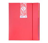 Grafoplás 39422051-Carpeta fundas extraibles, tamaño A4, color rojo, 20 fundas