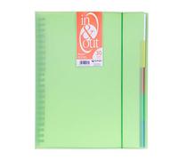 Grafoplás 39423021-Carpeta fundas extraibles, tamaño A4, color verde, 30 fundas