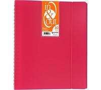 Grafoplás 39423054-Carpeta fundas extraibles, tamaño A4, color rosa, 30 fundas