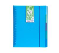 Grafoplás 39425030-Carpeta fundas extraibles, tamaño A4, color azul, 50 fundas