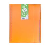 Grafoplás 39425052-Carpeta fundas extraibles, tamaño A4, color naranja, 50 fundas