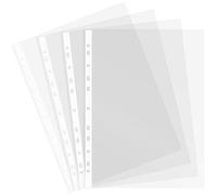 Grafoplás 5577100. Caja de 100 Fundas Transparentes, A4, Polipropileno Extra Cristal Liso, Multitaladro