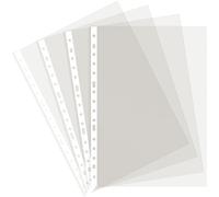 Grafoplas 5577300. Caja de 100 Fundas Multitaladro Folio, Polipropileno Estándar, Transparente, Piel Naranja