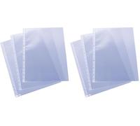 Grafoplas 5577600 - Fundas con taladros en polipropileno XS embolsadas, transparente (Paquete de 2)