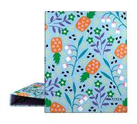 Grafoplás 88142642. Carpeta de Anillas A4, 4 Anillas Mixtas 25mm, Colección Elena Corredoira, Flower, Certificada FSC