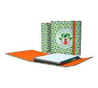Grafoplás 88212630. Carpeta 4 Anillas con Solapa, A4, Solapa y Cierre de Gomas, Incluye Recambio y Separadores, Carpeplús Wise Planet, Mono