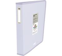 Grafoplás - Archivador 4 Anillas Plastico, A4 +, Lavanda Soft, Colección Papeleria Like, Polipropileno Semirrígido Opaco, Argollas Forma D 40mm, Capacidad Extra Documentos din-a4 y Tamaño Folio
