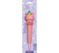 Grafoplas - Boli Gel Antiestrés Super Puffy Bits&Bobs Unicornio, Tinta Azul, Punta 0,7mm, Largo 16cm, Esponjoso y Suave al Tacto, Esponjoso y Suave al Tacto, Útiles Escolares y Regalos Originales