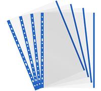 Grafoplas - Bolsa 10 Fundas Polipropileno Folio 16 Taladro, Color Azul