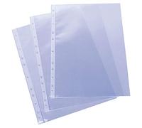 Grafoplas - Bolsa de 10 Fundas Perforadas Multitaladro, A4, Polipropileno Extra, Perfecta para Archivar Documentos de Papel