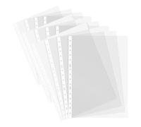 Grafoplás | Bolsa de 10 Fundas Transparentes | Tamaño Folio | Polipropileno Galga Extra | Plástico Liso Cristal | Lomo Reforzado | 16 Taladros | Perfecto como Protector de Material de Oficina