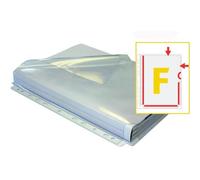 Grafoplas - bolsa de 5 fundas multitaladro pvc transparente 180 µ, fo