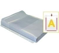 Grafoplas - bolsa de 5 fundas multitaladro pvc transparente 180 µ, fo