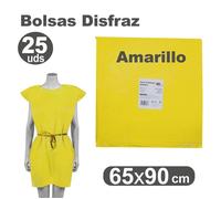 GRAFOPLAS BOLSA DISFRAZ 65X90 25 UNID AMARILLO VARIOS PAPELERIA
