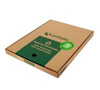 Grafoplas - Caja 100 Fundas Plastico A4 Reciclado 70%, Polipropileno Calidad Extra, 11 Perforaciones, Transparencia Liso Cristal, Perfecto como Material Escolar y Papeleria de oficina
