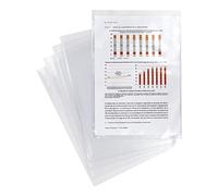 Grafoplas - Caja 100 Fundas PVC Transparentes, 100 Micras, Tamaño Folio, Perfecta para Proteger Documentos de Papel