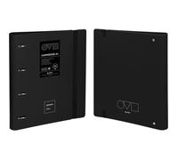 GRAFOPLAS CARPEBOOK 4 ANILLAS 35 MM A4 UNEQUAL MINIMAL NEGRO POLYFOAM CAJA:2 unidades UNEQUAL MINIMAL 4x28x32 Cms.