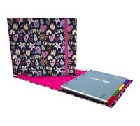 Grafoplas - Carpesano Anillas A4, Carpebook Bits&Bobs Cute, Incluye Recambio + Separadores + Planner + Pegatinas + Sobre Transparente, Perfecto para Escolares