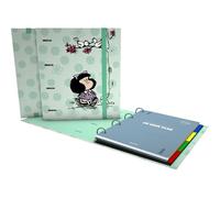 Grafoplas - Carpesano Anillas A4 Mafalda Kiss con Recambio + Planner