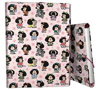 Grafoplas | Carpeta 3 Solapas | Cartón Forrado | Tapa Dura | Tamaño Folio | Colección Diseño Mafalda Única | Certificado FSC