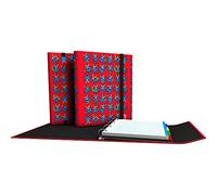 Grafoplas - Carpeta 4 Anillas con Solapa, A4, Solapa y Cierre de Gomas, Incluye Recambio y Separadores, Carpeplús Katuki Saguyaki, Bull
