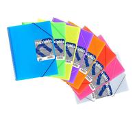 GRAFOPLAS CARPETA 50 FUNDAS A4 MAXIPLAS TRANSPARENTES LAVANDA ESCOLAR 3x24x31 Cms.