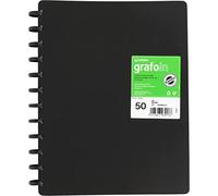 Grafoplas - Carpeta 50 Fundas Extraibles Grafo In A4, Mecanismo de Discos