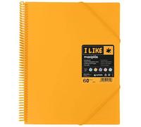 GRAFOPLAS CARPETA 60 FUNDAS MAXIPLAS LIKE MANDARINA CARPETA DE FUNDAS 25x255x310 Cms.