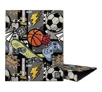 GRAFOPLAS CARPETA A4 4 ANILLAS 25MM FORRADO B&B FREE SPORT 26 CAJA:2 unidades BITS&BOBS FREE SPORT 30x257x320 Cms.