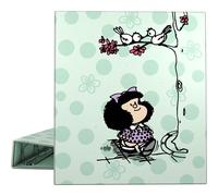 GRAFOPLAS CARPETA A4 4 ANILLAS 40MM FORRADO MAFALDA KISS 26 CAJA:2 unidades MAFALDA KISS 56x280x320 Cms.