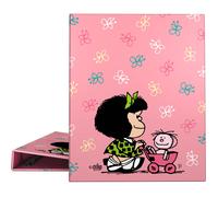 GRAFOPLAS CARPETA A4 FORRADA 4 ANILLAS 25MM MAFALDA BABY CAR 25 CAJA:2 unidades MAFALDA