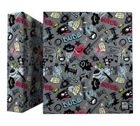 Grafoplas - Carpeta Anillas A4, 4 Argollas Mixtas 40mm, Bits&Bobs Awesome, FSC