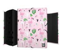 Grafoplas - Carpeta Clasificadora Escolar, 12 Posiciones, Diseño Tropical, Bits & Bobs Pop Up Design, 35x26x2cm, Cartón Plastificado Soft, Certificado FSC, Ideal para Archivar Documentos a4 y Folio