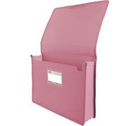 Grafoplas - Carpeta con Fuelle Maxi y Gomas, Tamaño A4+, 26x34, 5x8cm, Rosa, Capacidad Extra para Documentos Folio, Colección Papelería Like, Perfecto Material Escolar y de Oficina