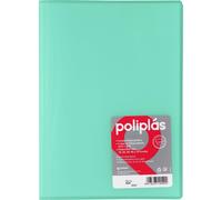 Grafoplas - carpeta con fundas plastico, 10 fundas transparentes, tama