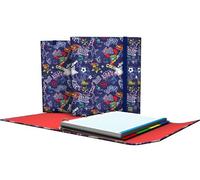 Grafoplas - carpeta con recambio y solapa - incluye separadores - 4 an